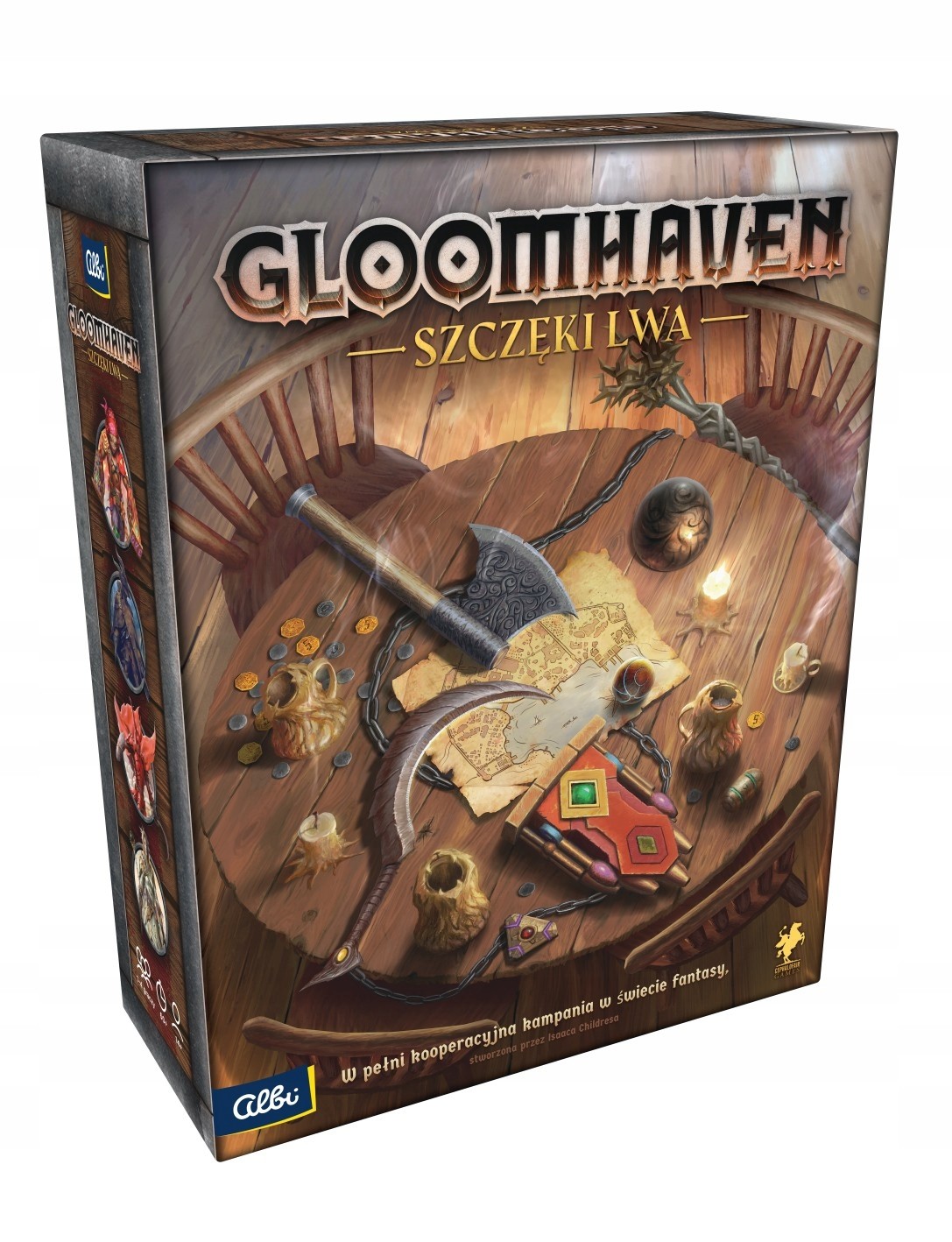 Spoločenská hra Gloomhaven: Čeľuste leva Albi